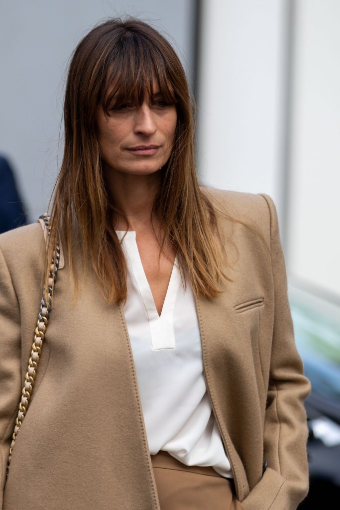 Caroline de Maigret Street Style Paris Fashion Week Rahul Mishra SS20