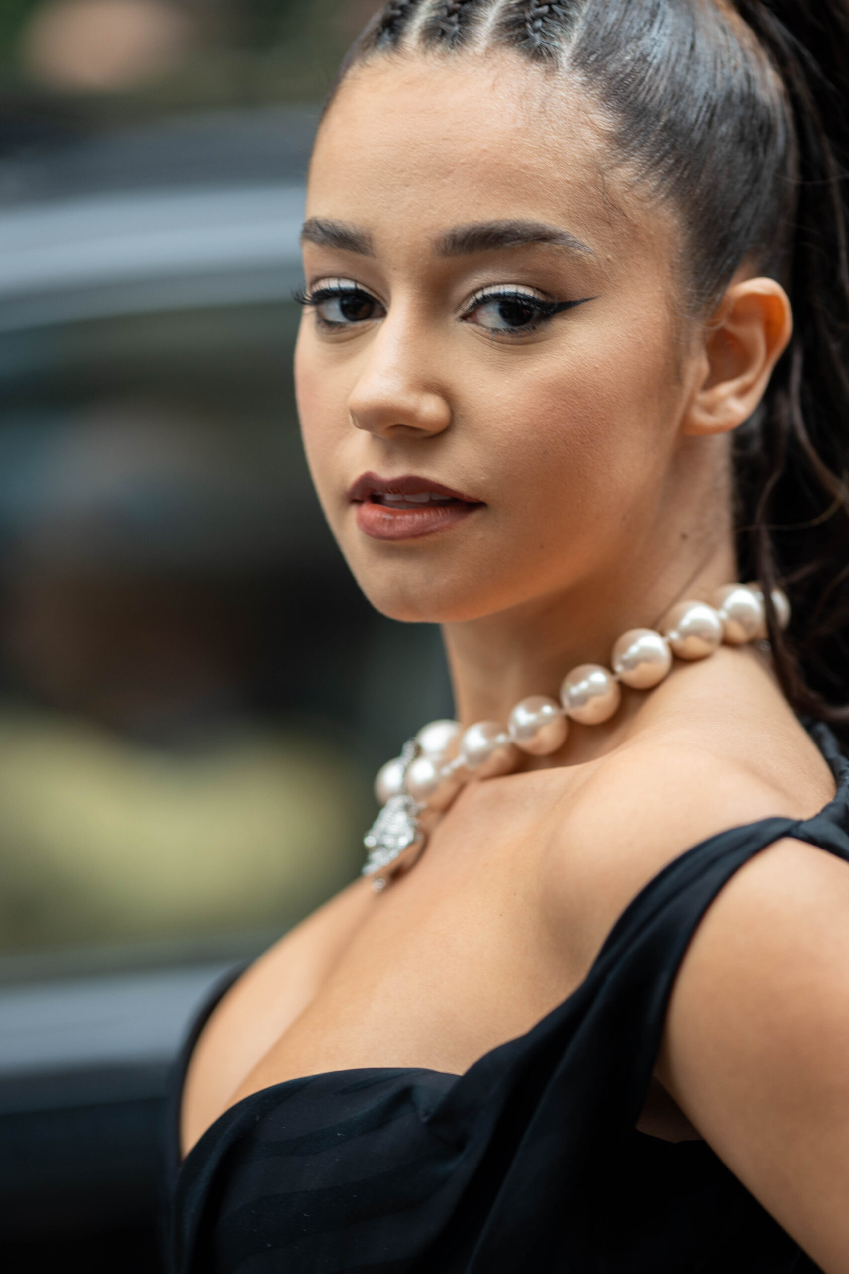 Lena Situation Street Style before Vivienne Westwood Paris Fashion Week