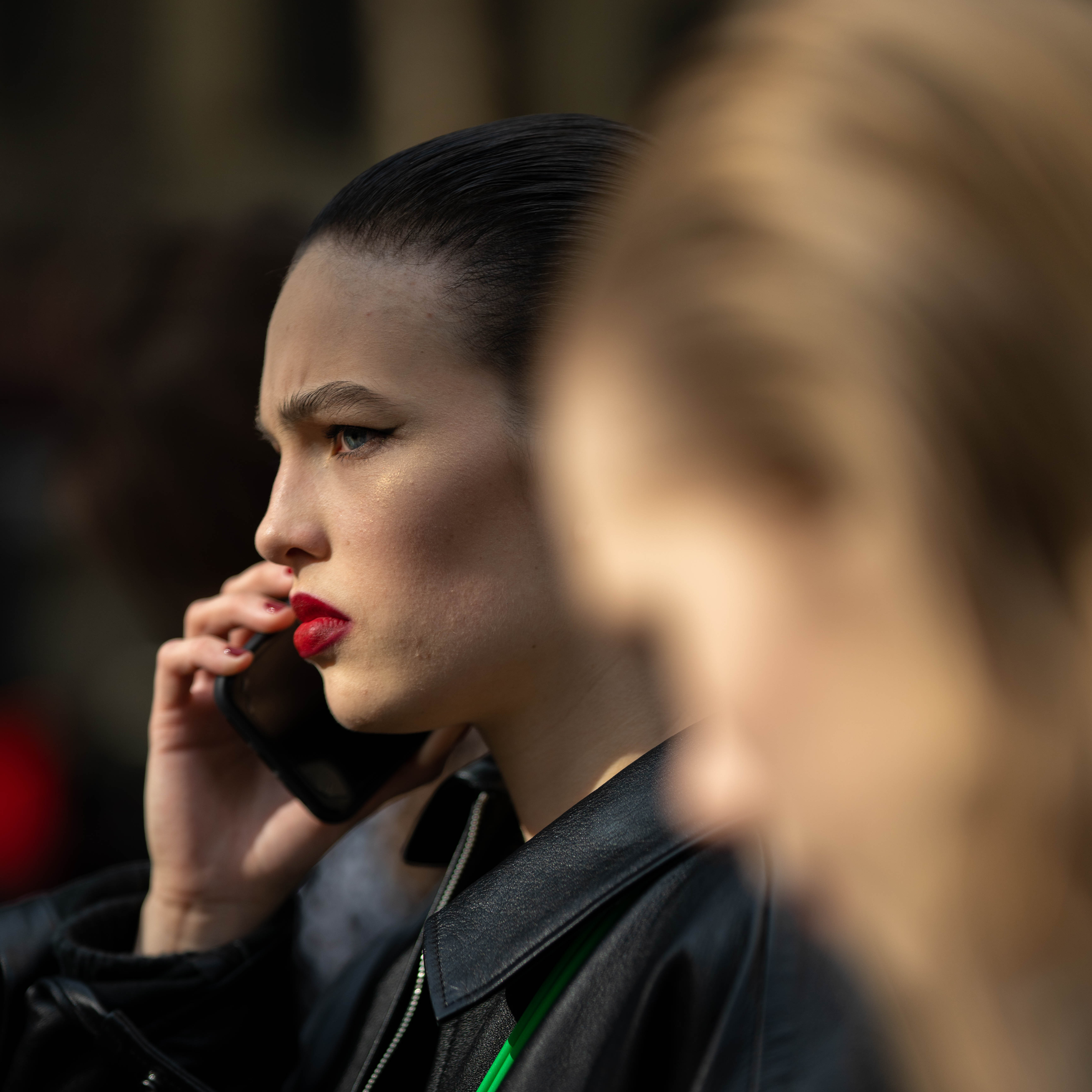 Model Street Style After Dolce & Gabbana Milan Fashion Week FW23-24