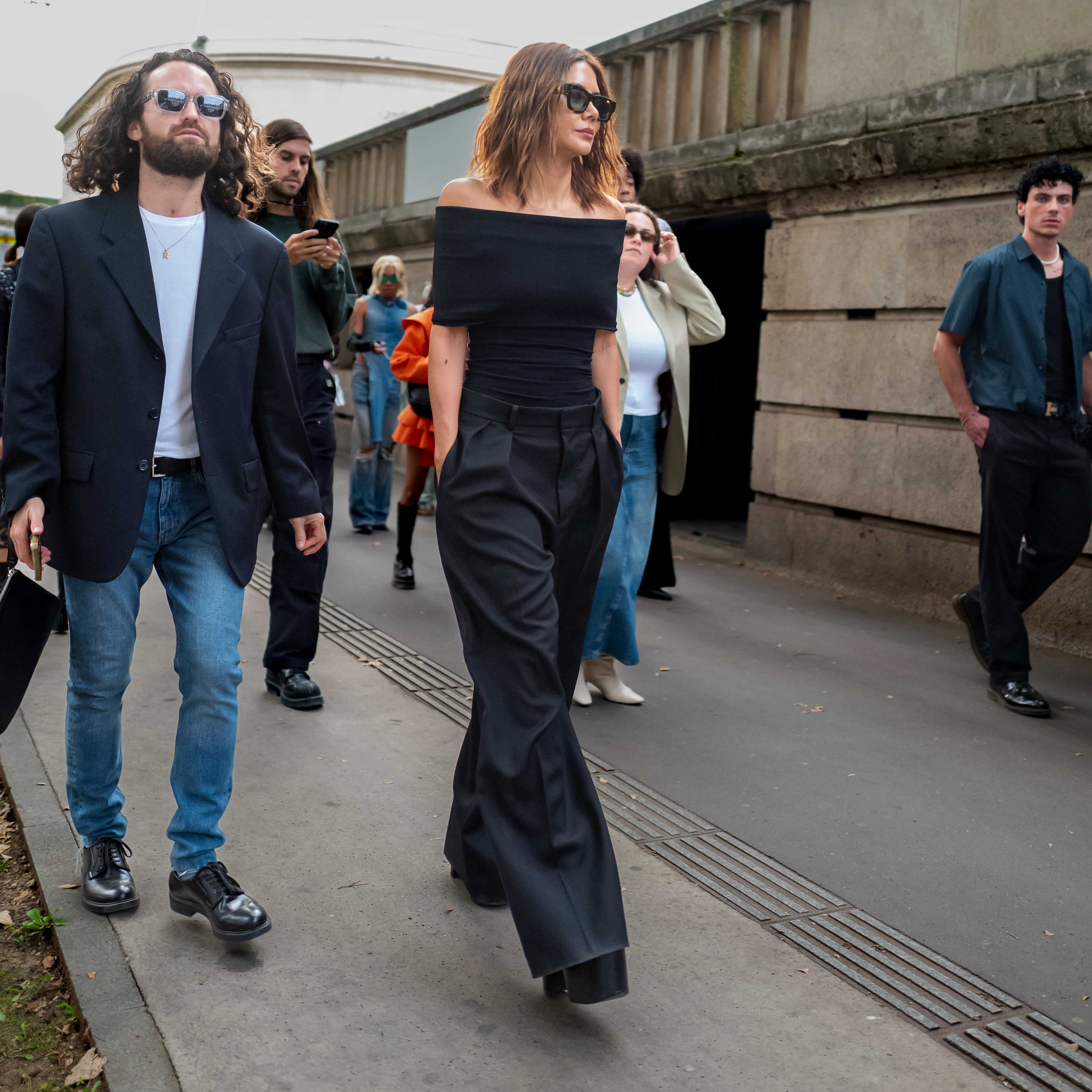 Christine Centenera Street Style After Rick Owens Paris Fashion Week SS24