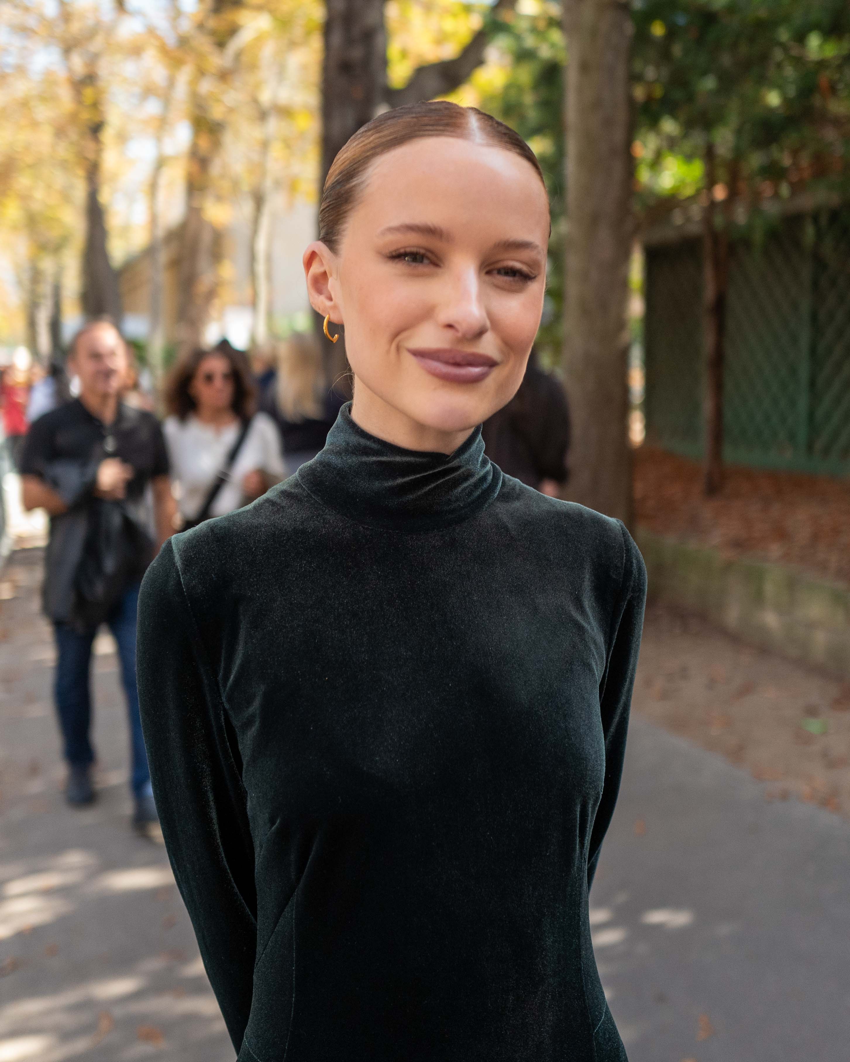 Victoria InTheFrow Street Style Before Akris SS24 Paris Fashion Week