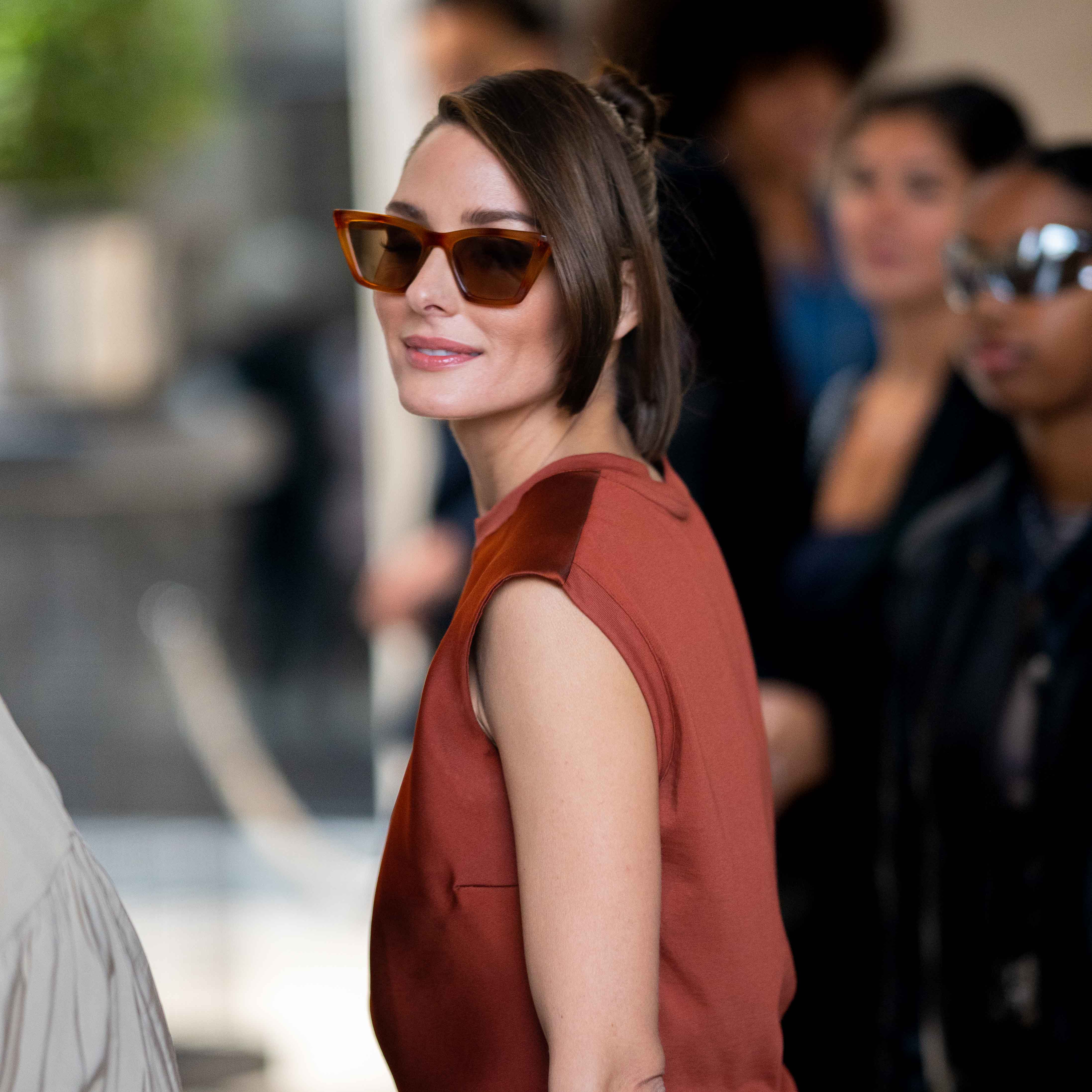 Olivia Palermo Street Style At Giambattista SS24 Paris Fashion Week