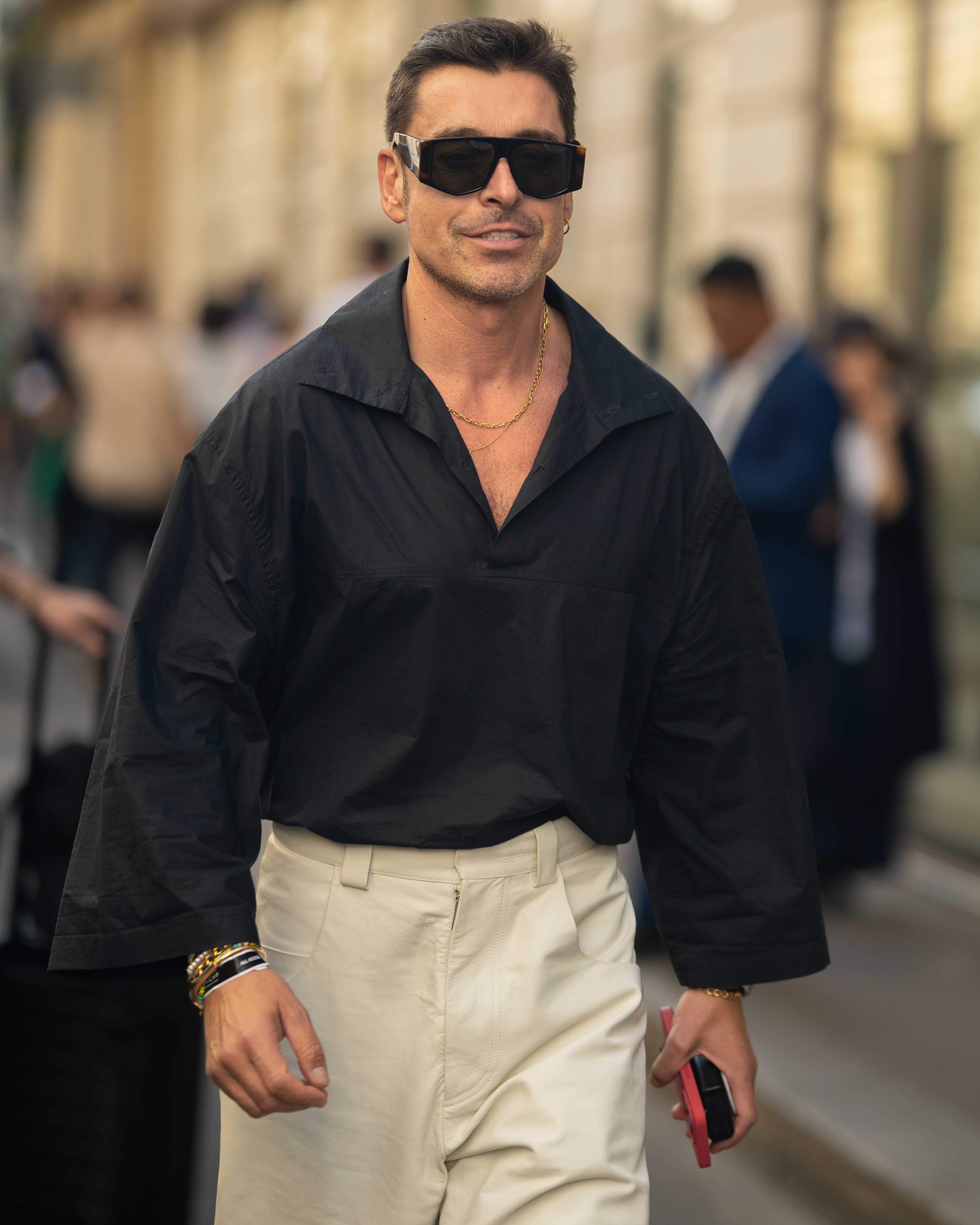 Alex Badia Street Style After Valentino SS24 Paris Fashion Week