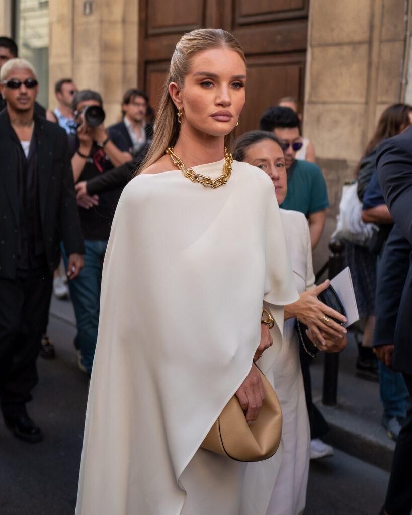 Rosie Huntington-Whiteley Street Style After Valentino SS24 Paris Fashion Week