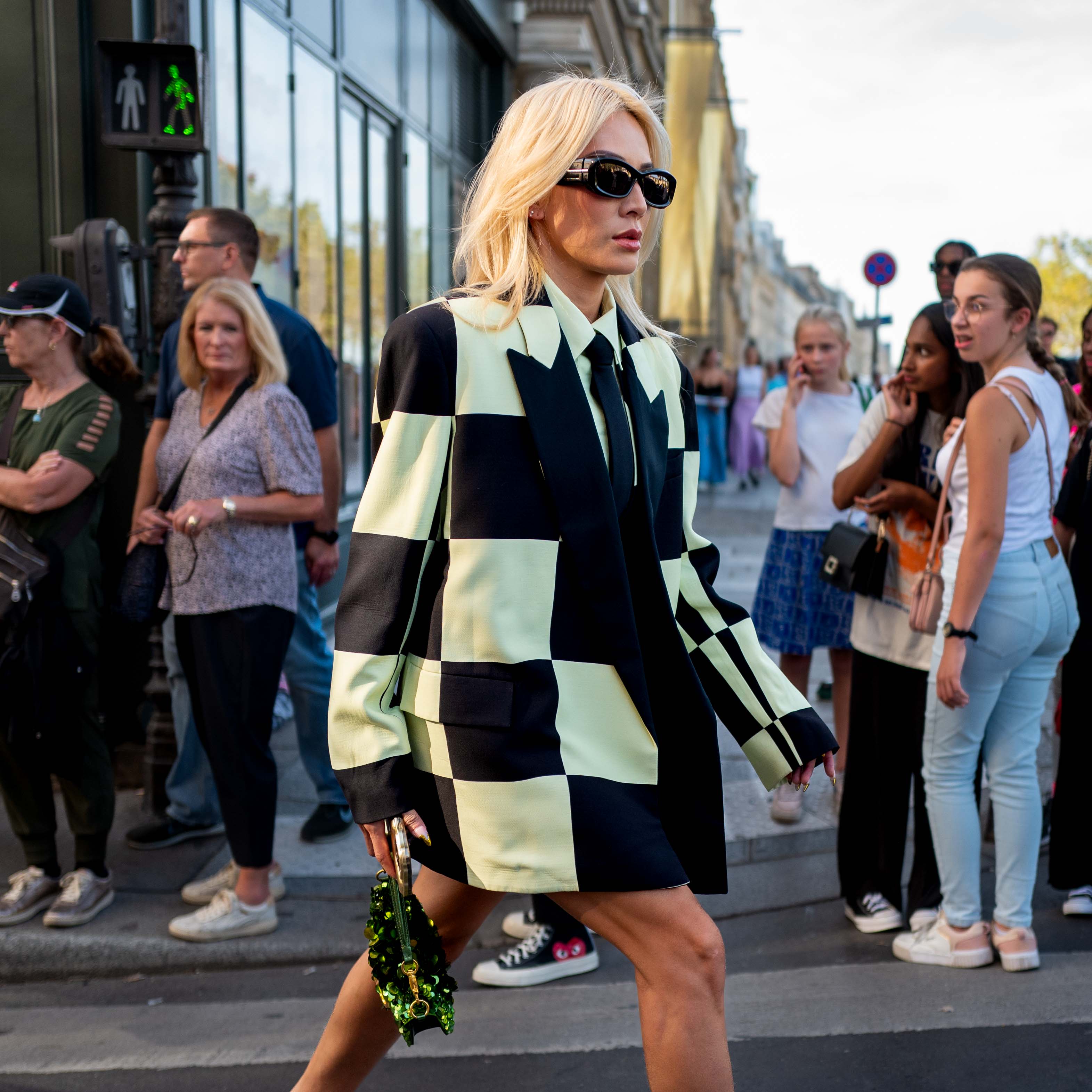 Tina Leung Street Style After Valentino SS24 Paris Fashion Week