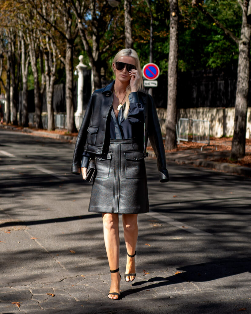 Kate Davidson Hudson Street Style Before Akris SS24 Paris Fashion Week