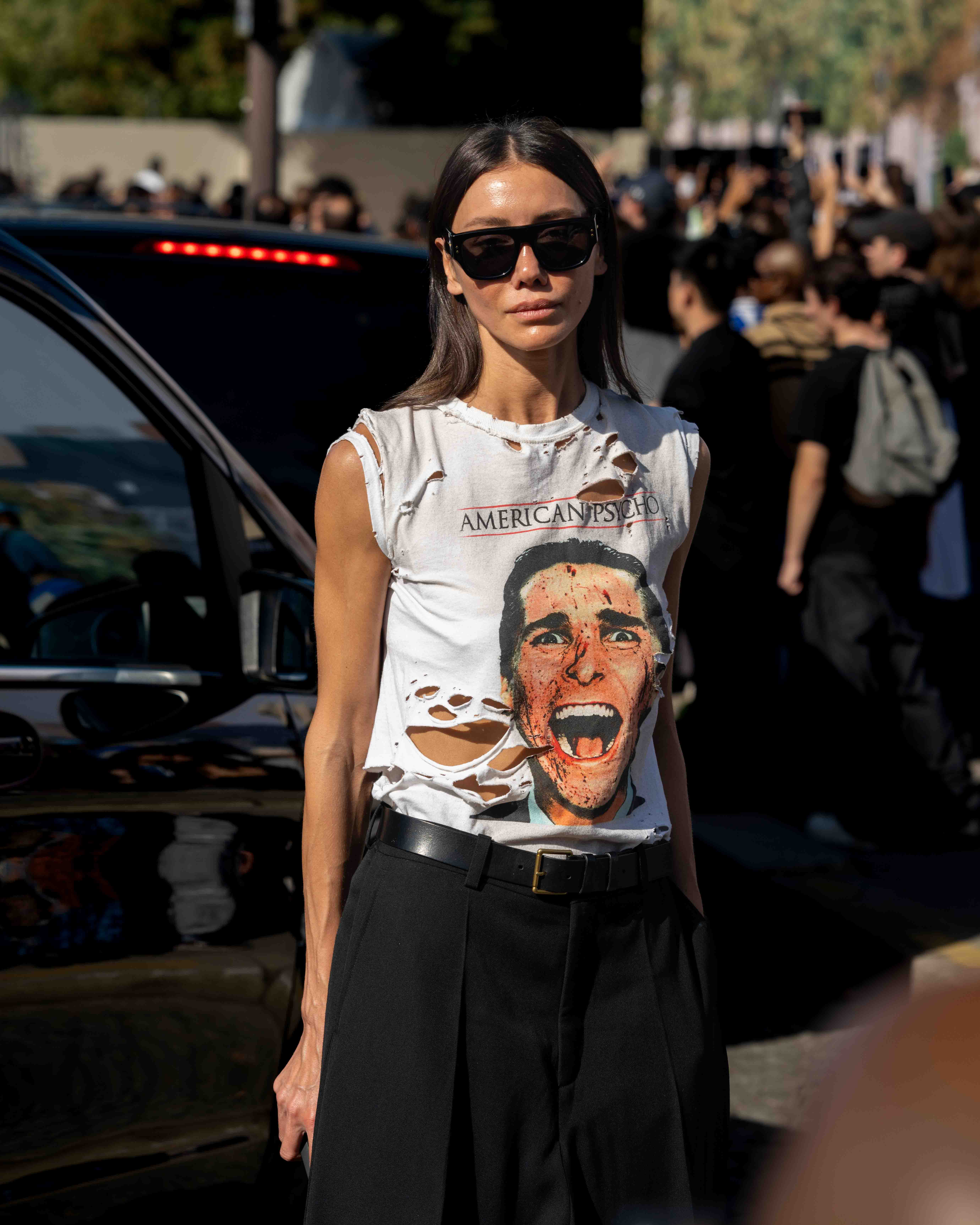 Julie Pelipas Street Style After Balenciaga SS24 Show Paris Fashion Week