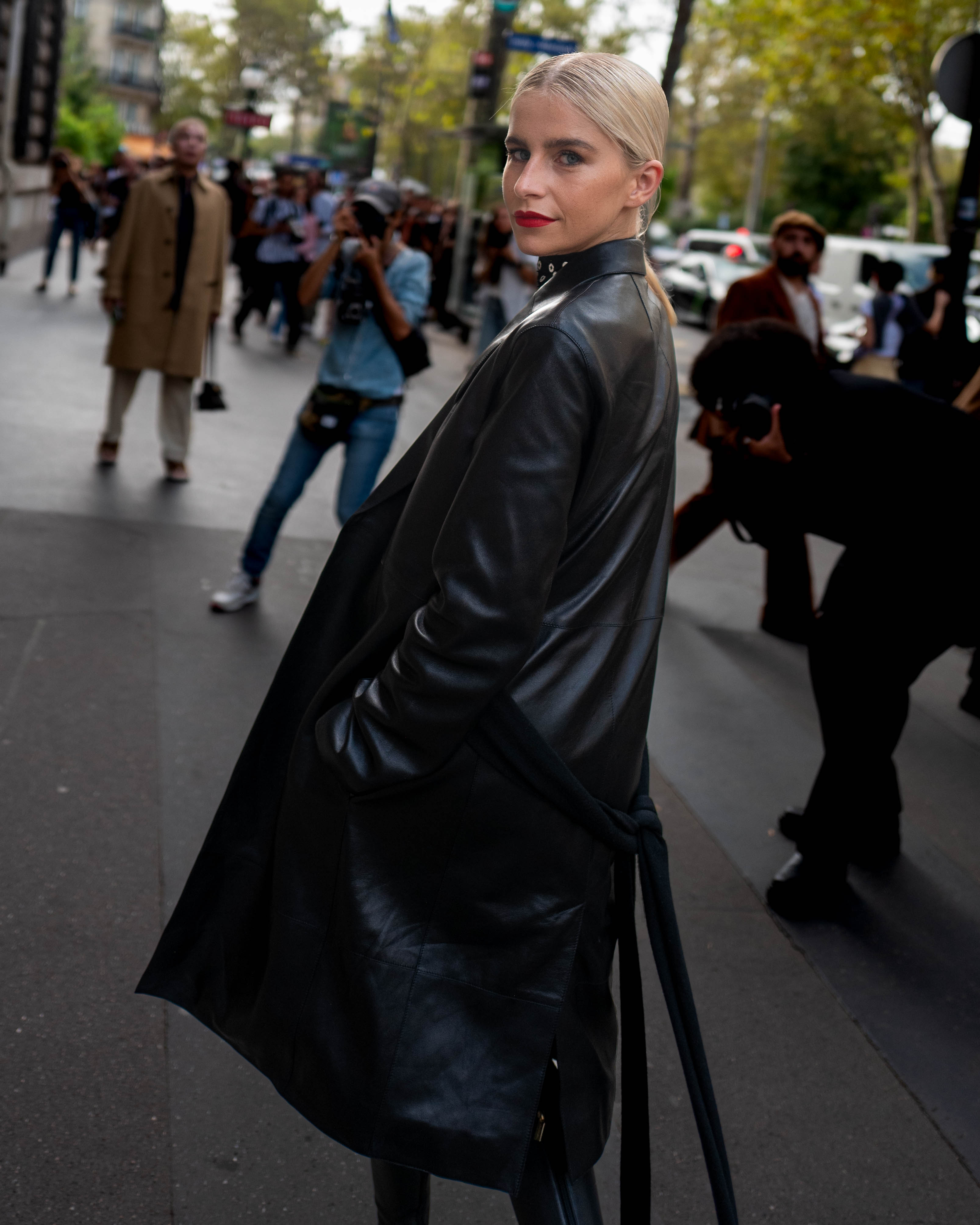 Caro Daur Street Style After Hermes Paris Fashion Week SS24