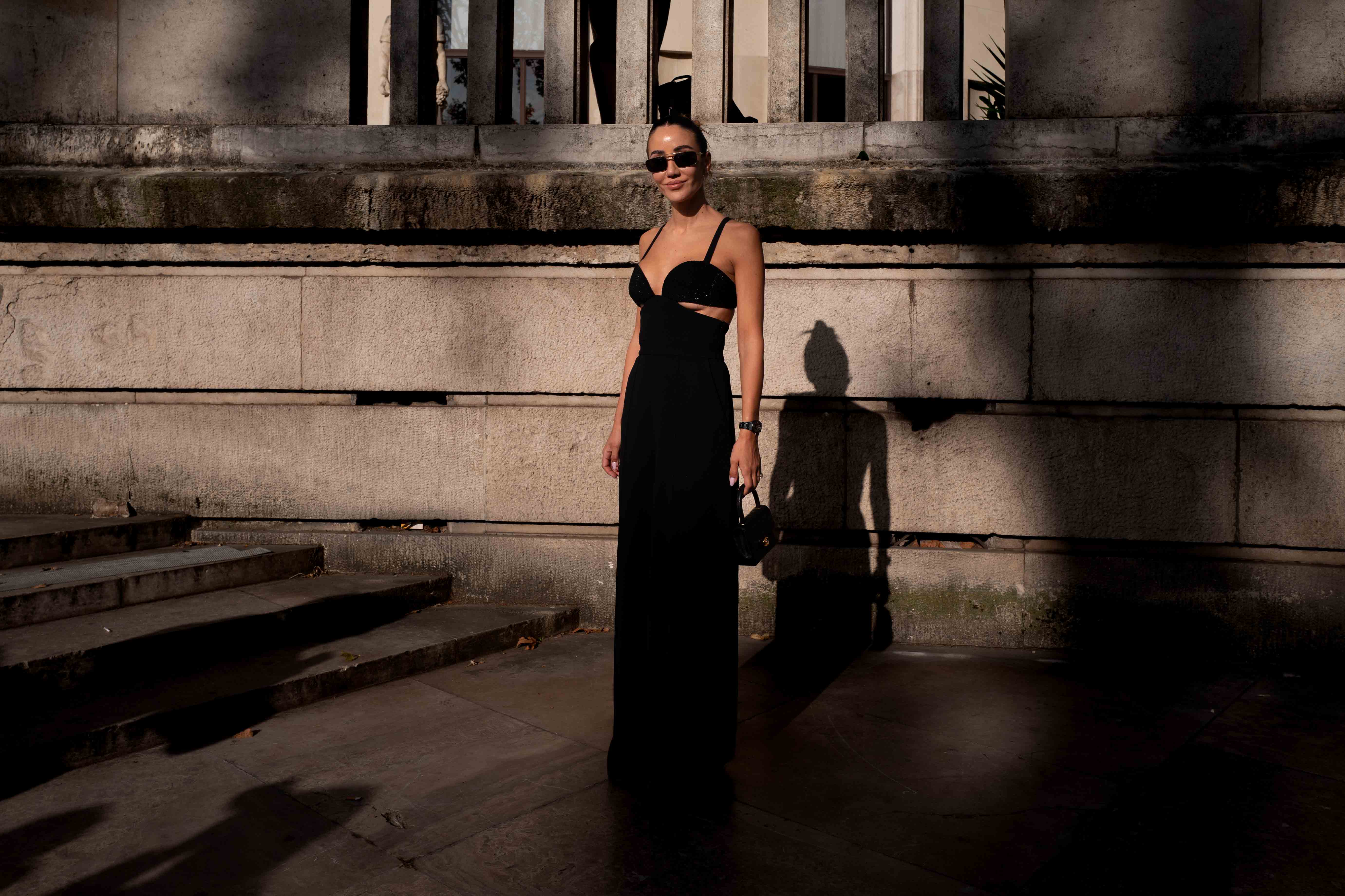 Tamara Kalinic Street Style After Elie Saab SS24 Paris Fashion Week