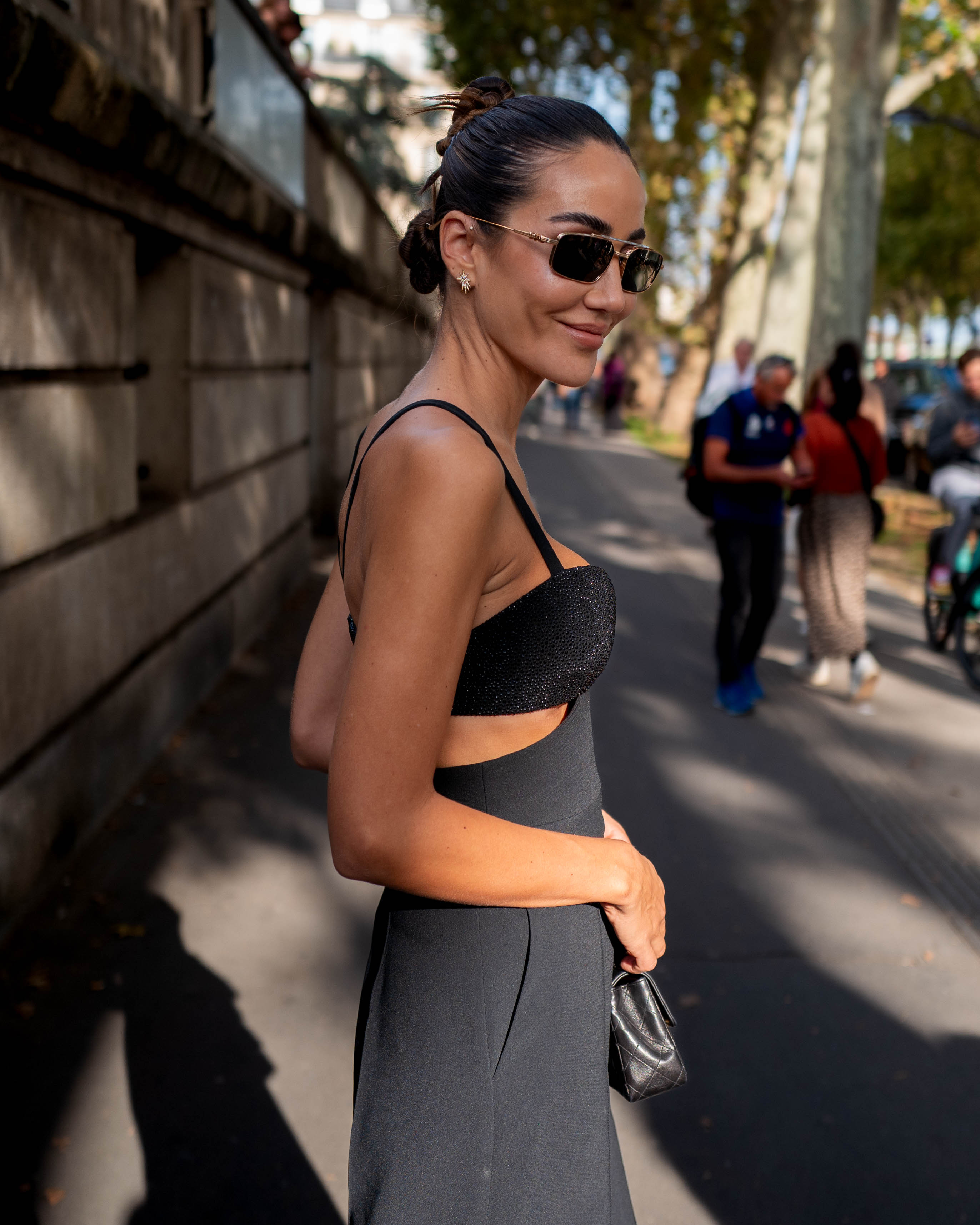 Tamara Kalinic Street Style After Elie Saab Paris Fashion Week SS24