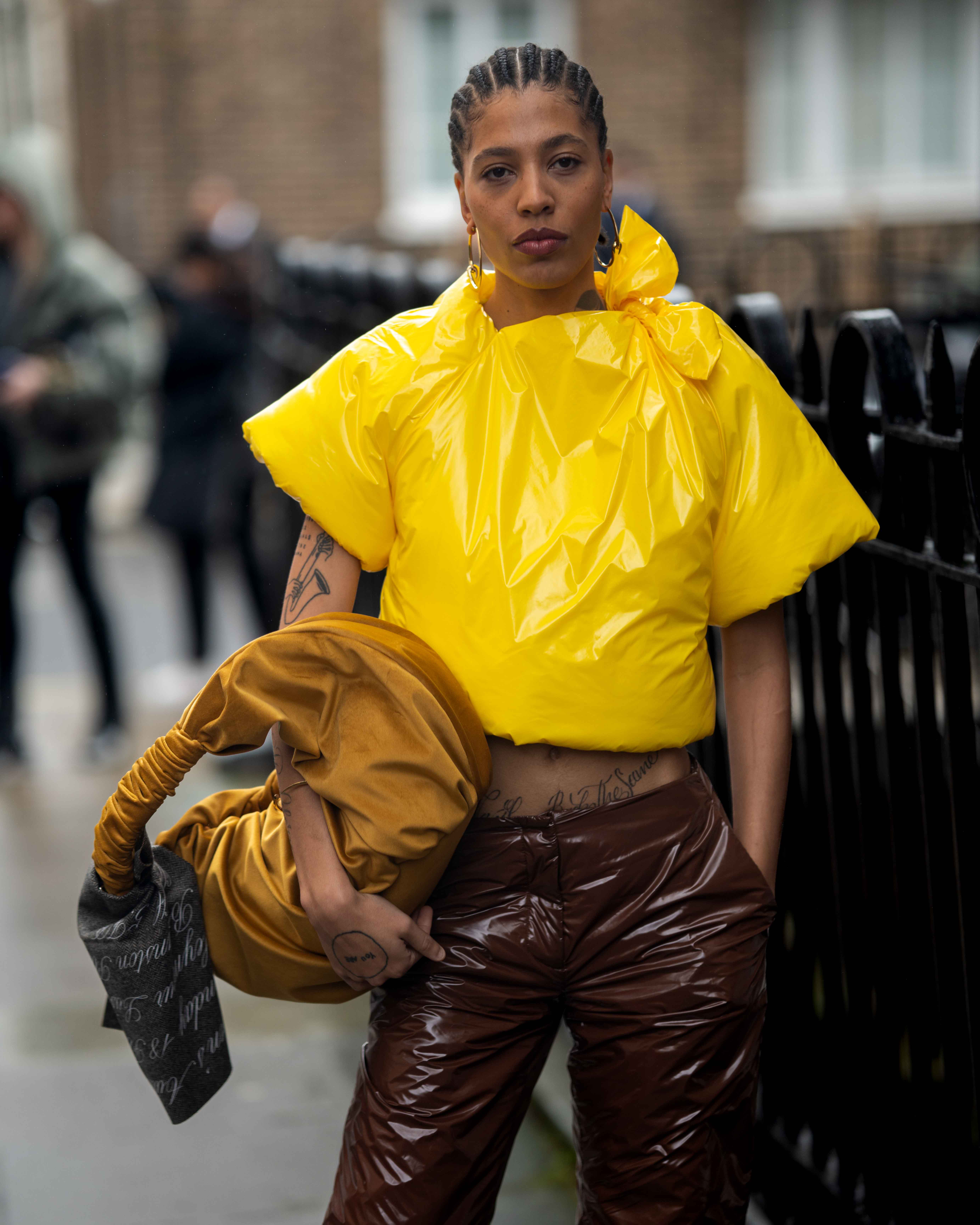 Kai-Isaiah Jamal Street Style Before JW Anderson FW24/25 London Fashion Week