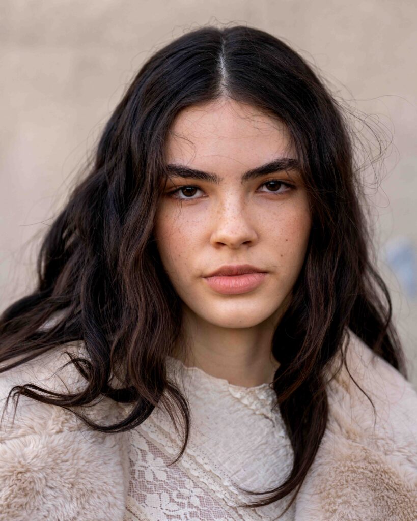 Model Street Style at Chloe FW25 Paris Fashion Week